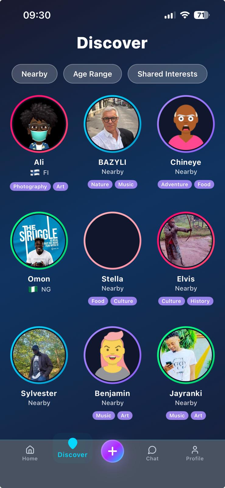 Nomli Mingle Discover